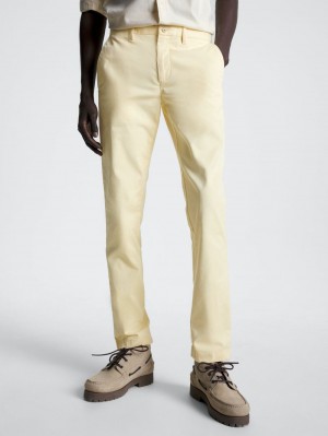 Tommy Hilfiger 1985 Essential Bleecker Slim Fit Byxor Herr Beige | 104-NFMJUS