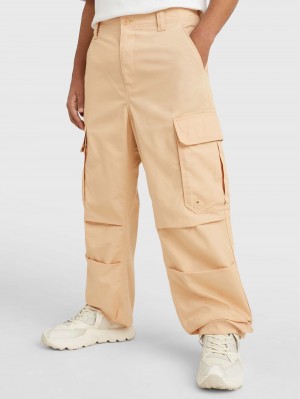 Tommy Hilfiger Aiden Baggy Cargo Byxor Herr Beige | 241-KOIXGJ