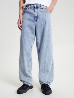 Tommy Hilfiger Aiden Baggy Fit Jeans Herr Blå | 068-MKGWNR