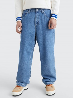 Tommy Hilfiger Bekvämlighet Baggy Jeans Herr Blå | 860-EGARCJ