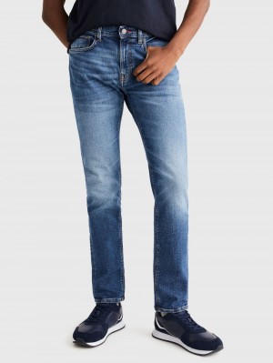 Tommy Hilfiger Bleecker Flex Modesta Jeans Herr Blå | 091-AEOZTQ