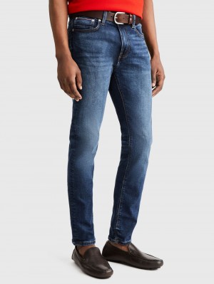 Tommy Hilfiger Bleecker Flex Pico Jeans Herr Blå | 048-VDRMJZ