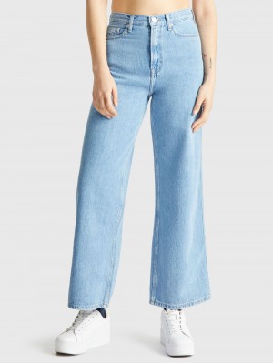 Tommy Hilfiger Claire Breda Jeans Dam Blå | 462-JBSQOV