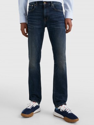 Tommy Hilfiger Denton Hetero Faded Jeans Herr Blå | 730-SFVMCP