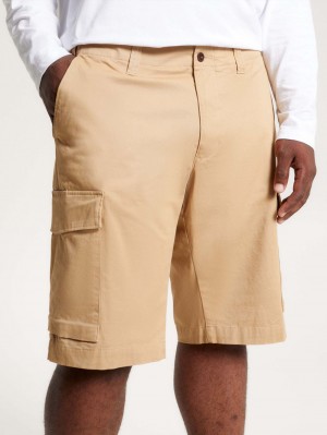 Tommy Hilfiger Plus 1985 Kollektion Twill Cargo Shorts Herr Khaki | 942-VKQITF