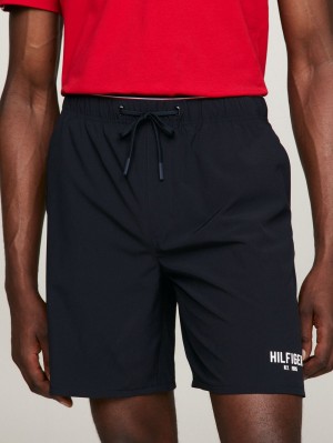 Tommy Hilfiger Sport Essential Logo Shorts Herr Marinblå | 361-HDBJWY