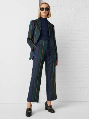 Tommy Hilfiger Thl Stripe Tailored Byxor Dam Olika Färger | 807-RILQFY