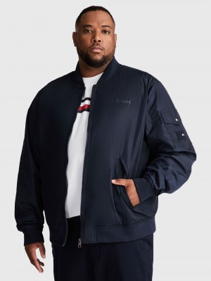 Tommy Hilfiger Varsity Bomber Jackor Herr Blå | 198-IQDPOK