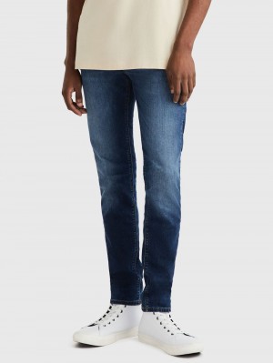 Tommy Hilfiger Wcc Bleecker Cool Daytona Jeans Herr Blå | 014-ZLTKXB