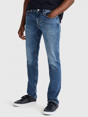 Tommy Hilfiger Wcc Denton Flex Flyer Jeans Herr Blå | 082-QTHAVM