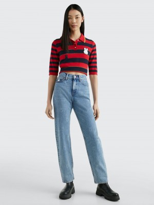 Tommy Hilfiger X Miffy Relaxed Jeans Dam Blå | 507-FTABDP