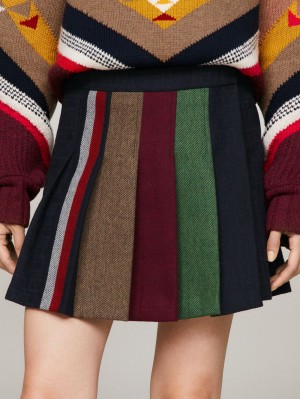 Tommy Hilfiger X Pendleton New York Stripe Wrap Mini Kjolar Dam Olika Färger | 814-ELZQRD