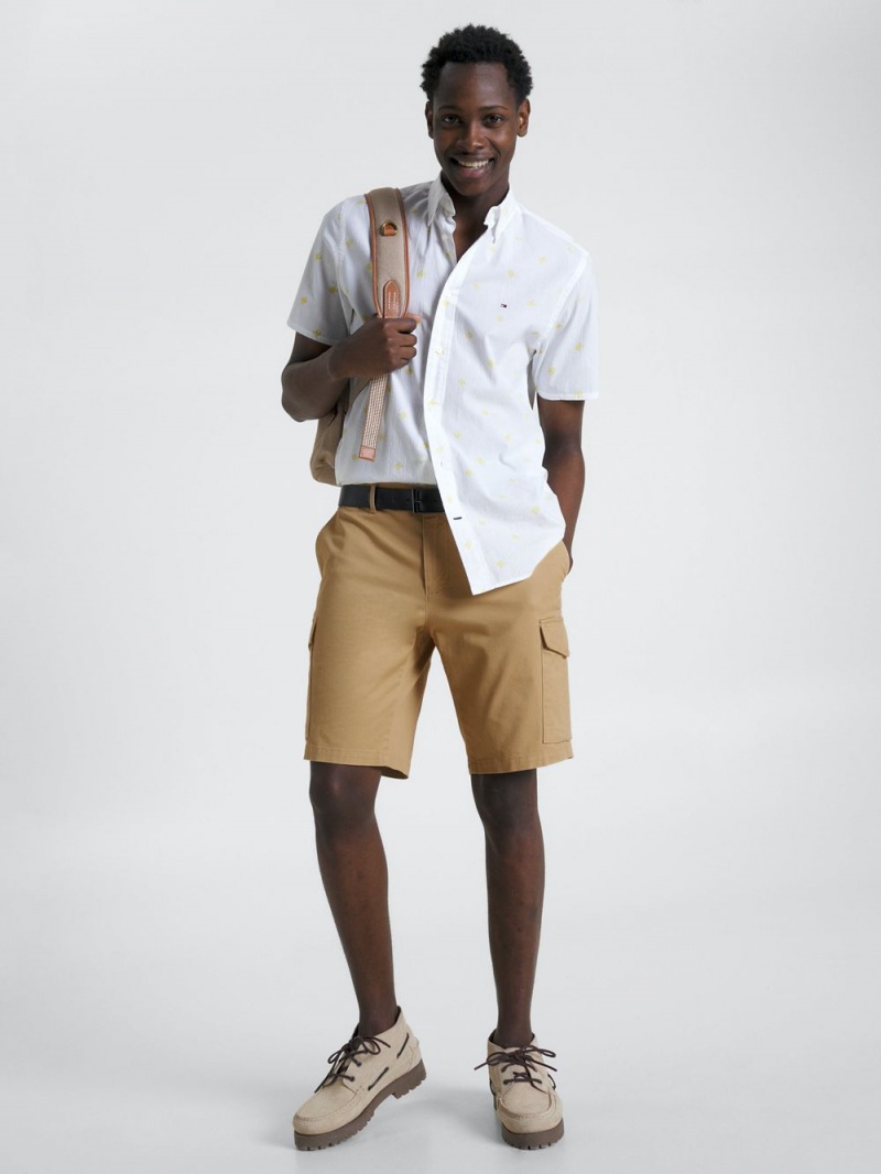 Tommy Hilfiger 1985 Kollektion Harlem Relaxed Cargo Shorts Herr Bruna | 153-JRHACF