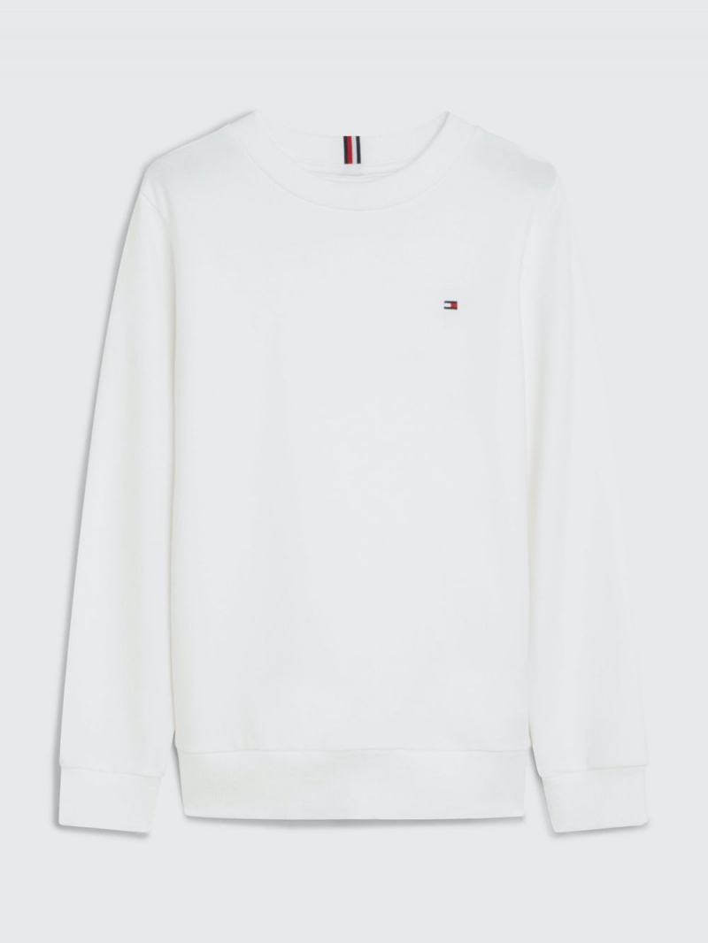 Tommy Hilfiger 3-7 Essential Flag Dual Gender Tröjor Pojke Vita | 283-GKWMBD