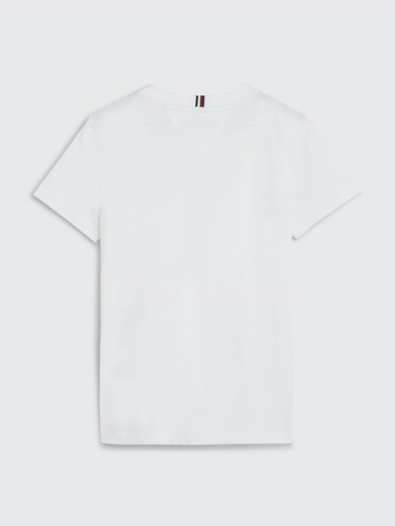 Tommy Hilfiger 3-7 Essential Patch Pocket T-shirt Pojke Vita | 543-DRZIOS