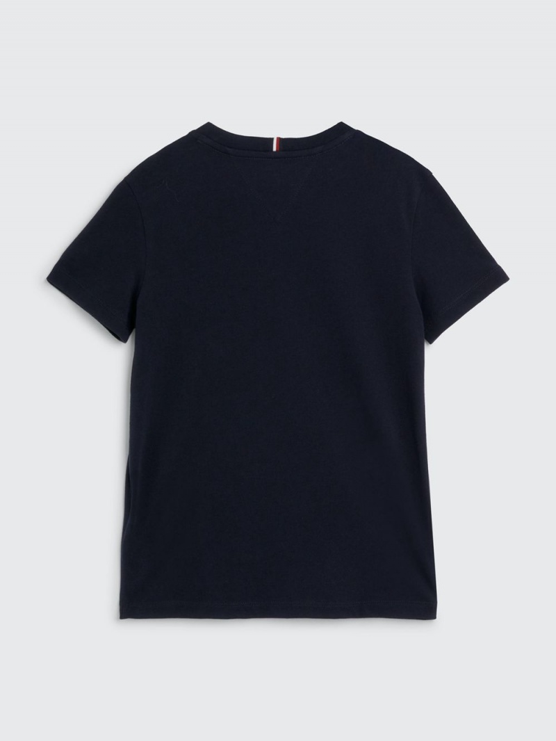 Tommy Hilfiger 3-7 Essential Patch Pocket T-shirt Pojke Marinblå | 076-QFNGTW