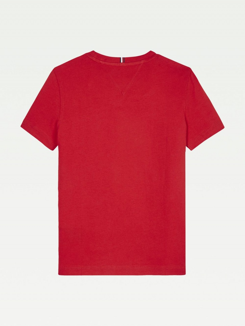 Tommy Hilfiger 3-7 Essential T-shirt Pojke Röda | 380-EJCZDB