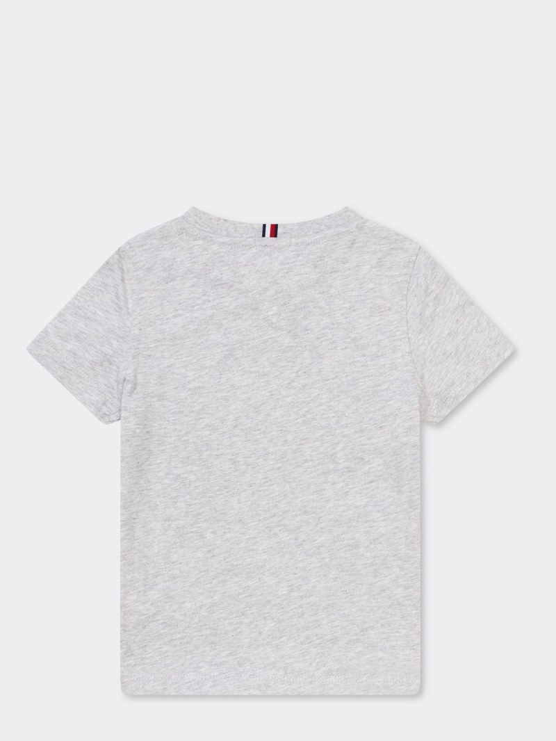 Tommy Hilfiger 3-7 Essential T-shirt Tjej Grå | 413-ZVQJTM