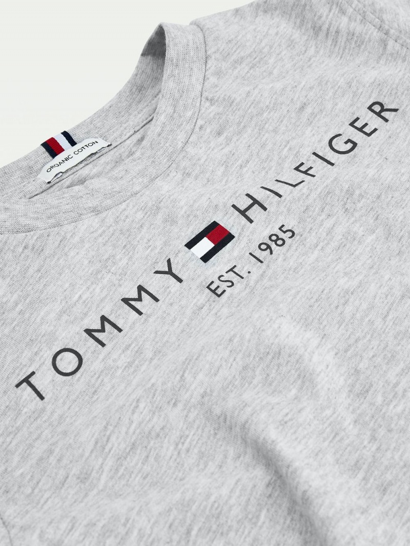 Tommy Hilfiger 3-7 Essential T-shirt Tjej Grå | 413-ZVQJTM