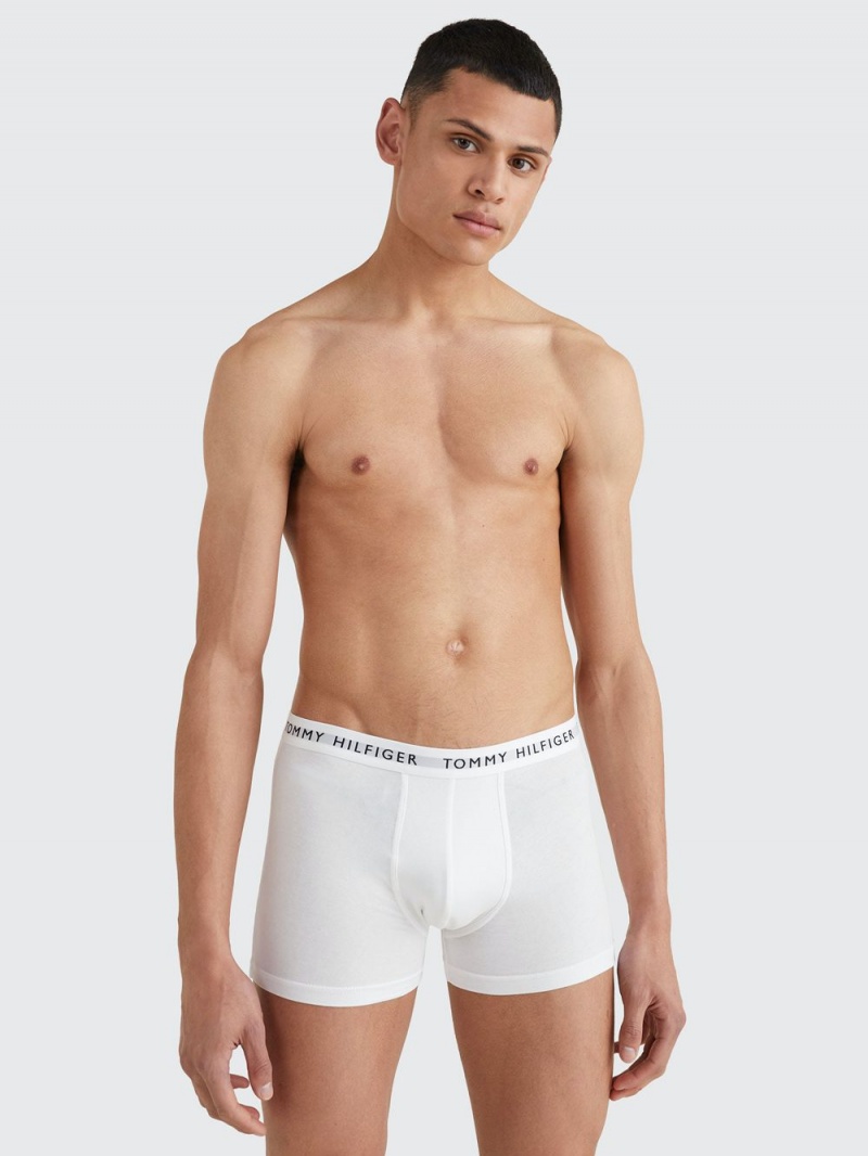 Tommy Hilfiger 3-Pack Logo Waistband Trunks Underkläder Herr Olika Färger | 581-HFKYVU