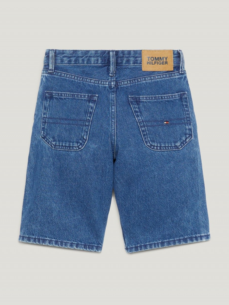 Tommy Hilfiger 8-16 Essential Modern Hetero Fit Denim Shorts Pojke Blå | 350-IFDVJS