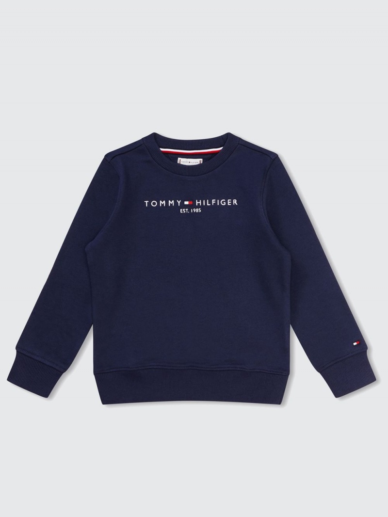 Tommy Hilfiger 8-16 Essential Tröjor Tjej Marinblå | 725-BOPLES