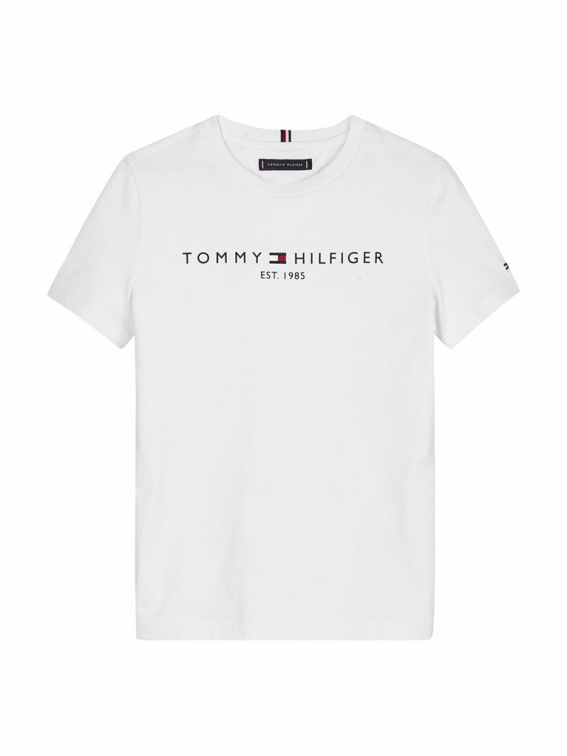 Tommy Hilfiger 8-16 Essential T-shirt Pojke Vita | 745-UISLCF