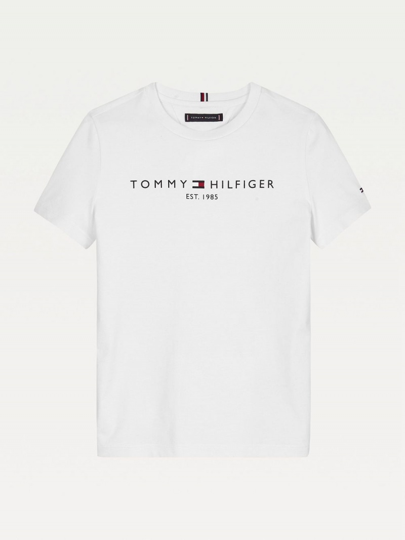 Tommy Hilfiger 8-16 Essential T-shirt Pojke Vita | 745-UISLCF