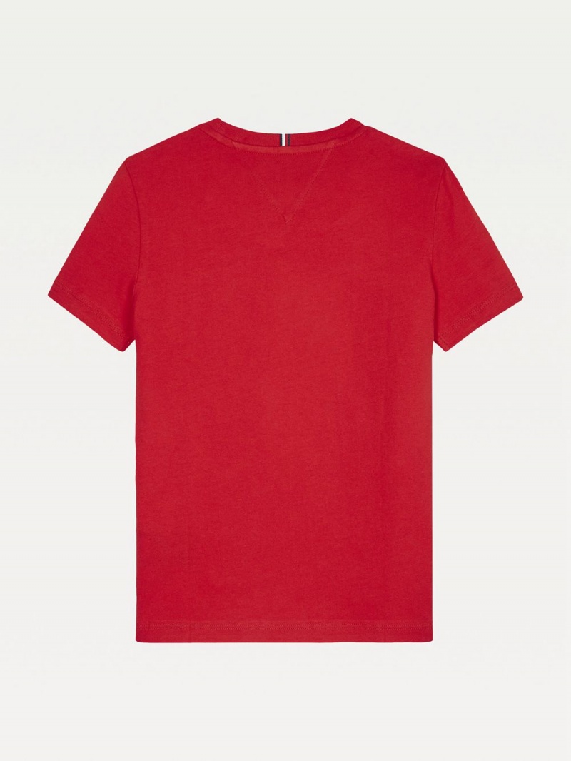 Tommy Hilfiger 8-16 Essential T-shirt Pojke Röda | 594-FLQBMA