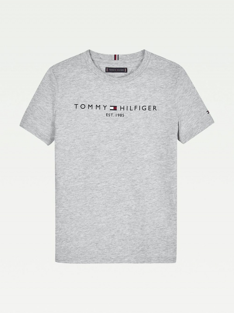 Tommy Hilfiger 8-16 Essential T-shirt Tjej Grå | 031-TNXWSG