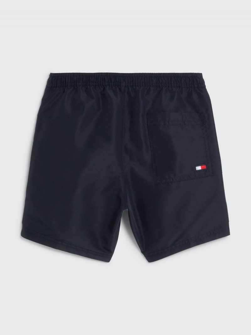 Tommy Hilfiger 8-16 Global Stripe Mid Length Badshorts Pojke Marinblå | 254-SMHYTL