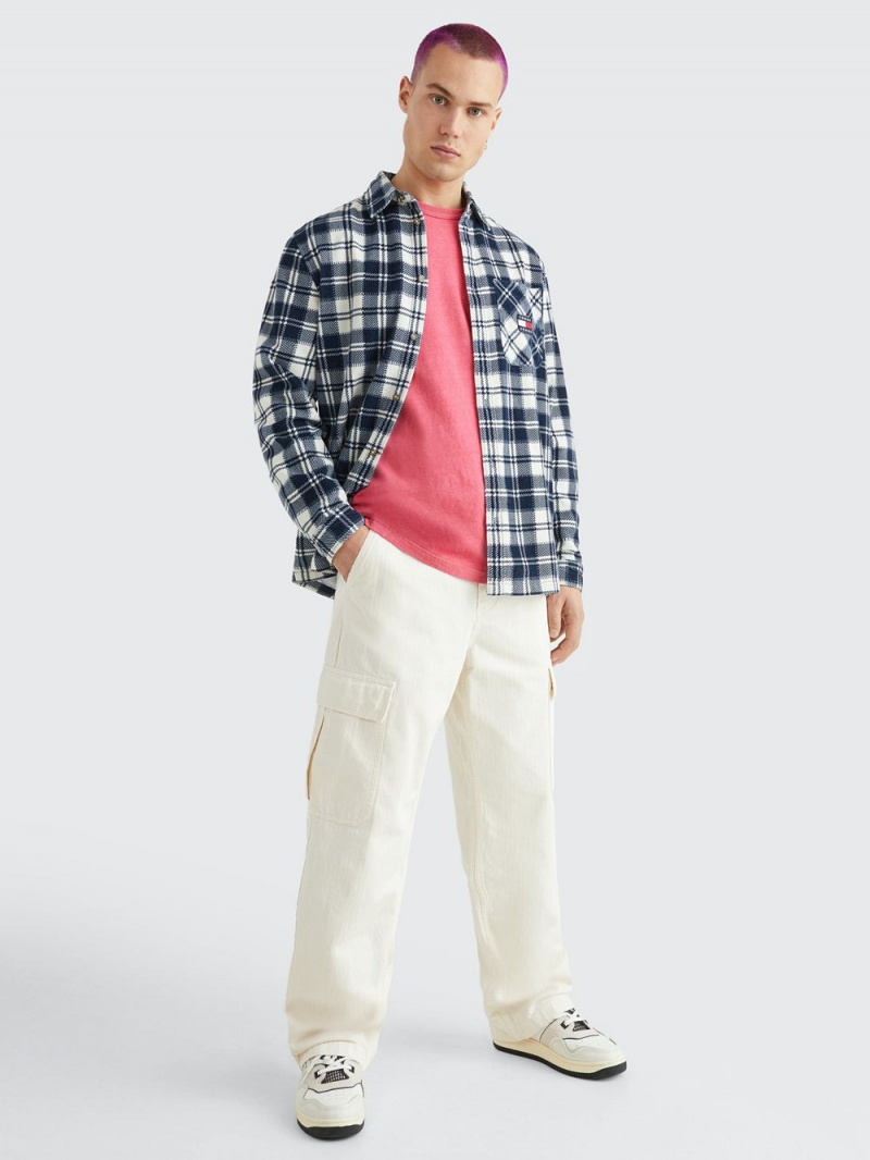 Tommy Hilfiger Aiden Baggy Cargo Byxor Herr Vita | 613-TPJHOW