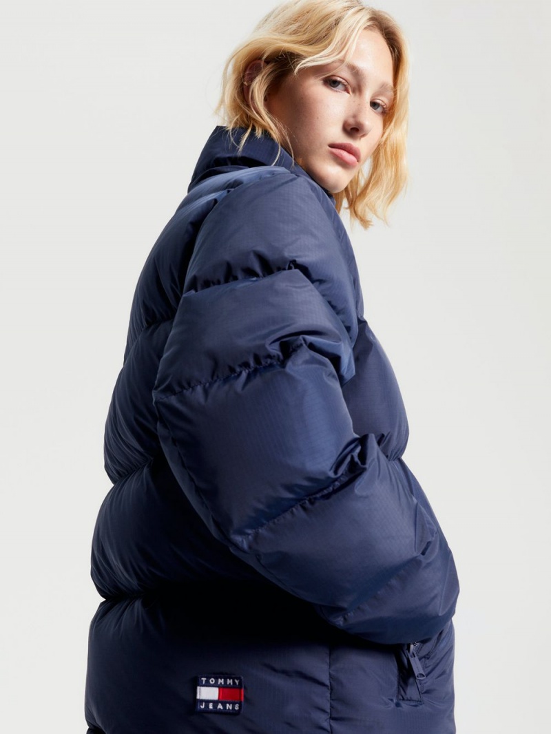 Tommy Hilfiger Alaska Puffer Jackor Dam Marinblå | 467-EFTRIY