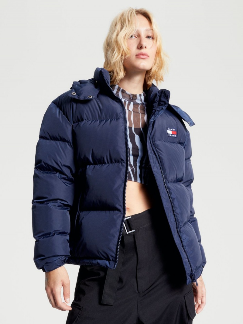 Tommy Hilfiger Alaska Puffer Jackor Dam Marinblå | 467-EFTRIY