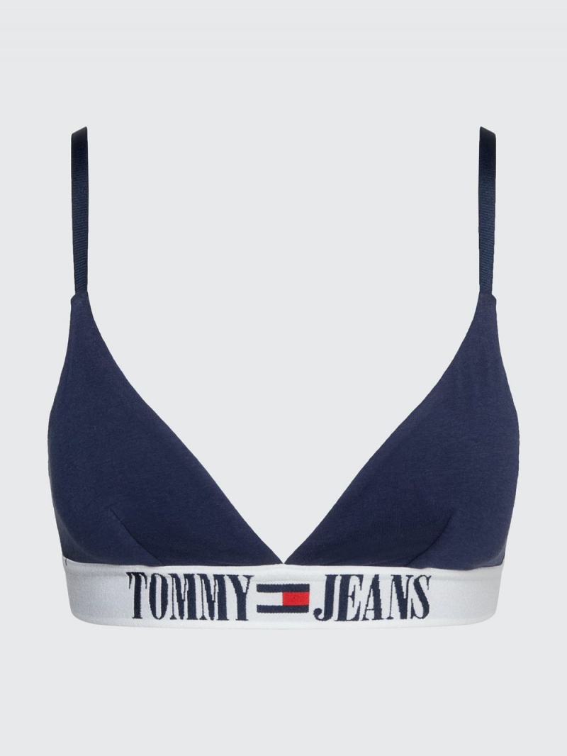 Tommy Hilfiger Archive Unlined Triangle BH Dam Marinblå | 820-XYHWNT