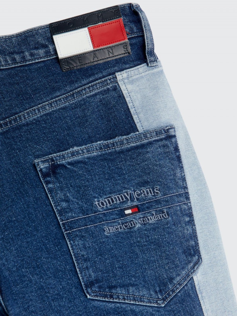 Tommy Hilfiger Baggy Fit Three-Tone Jeans Herr Blå | 069-XPYFVC