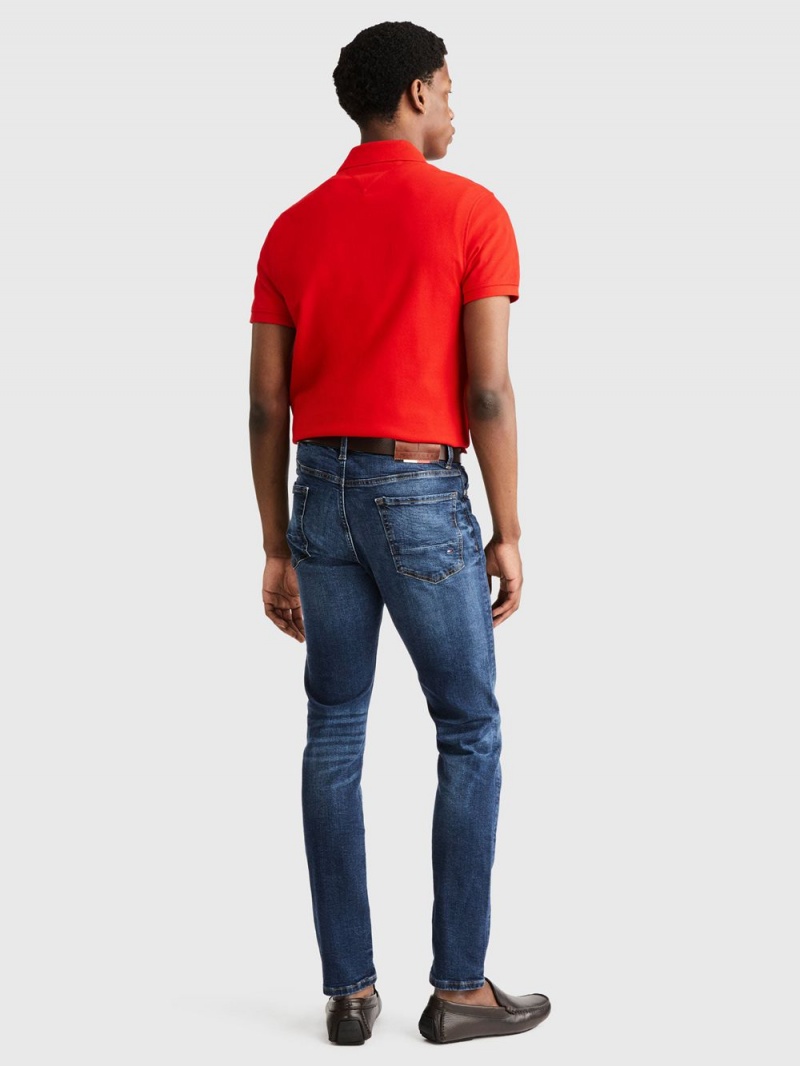 Tommy Hilfiger Bleecker Flex Pico Jeans Herr Blå | 048-VDRMJZ