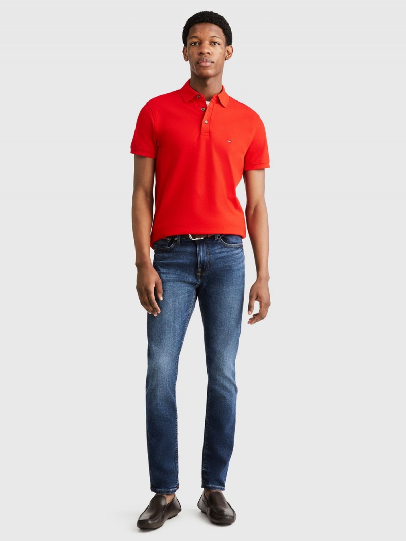 Tommy Hilfiger Bleecker Flex Pico Jeans Herr Blå | 048-VDRMJZ