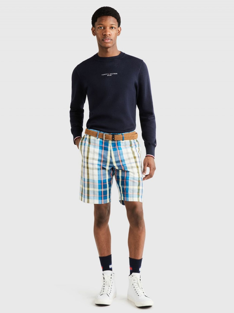 Tommy Hilfiger Brooklyn Check Shorts Herr Olika Färger | 257-GBXZOE