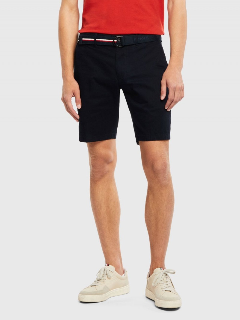 Tommy Hilfiger Brooklyn Essential Shorts Herr Marinblå | 246-YKIFVM