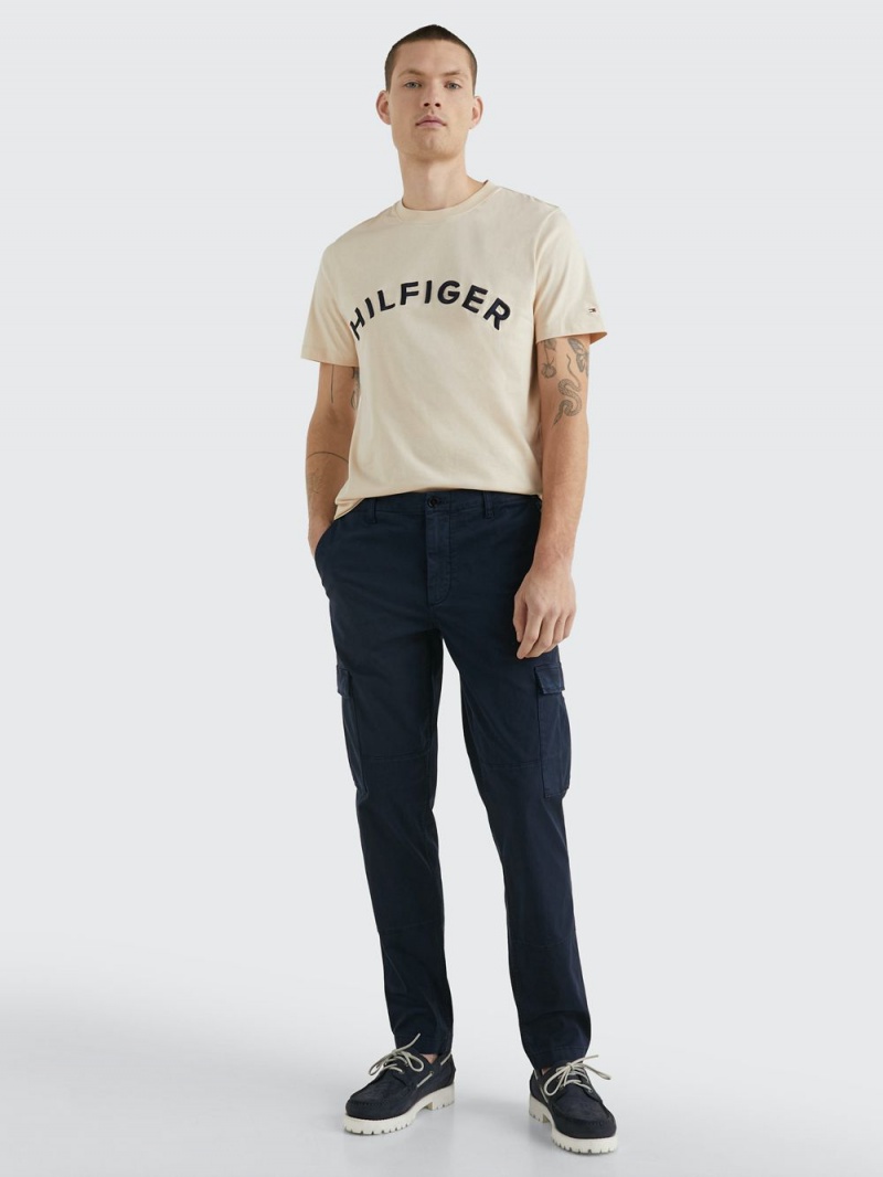 Tommy Hilfiger Chelsea Relaxed Fit Cargo Byxor Herr Marinblå | 485-MQLCOI