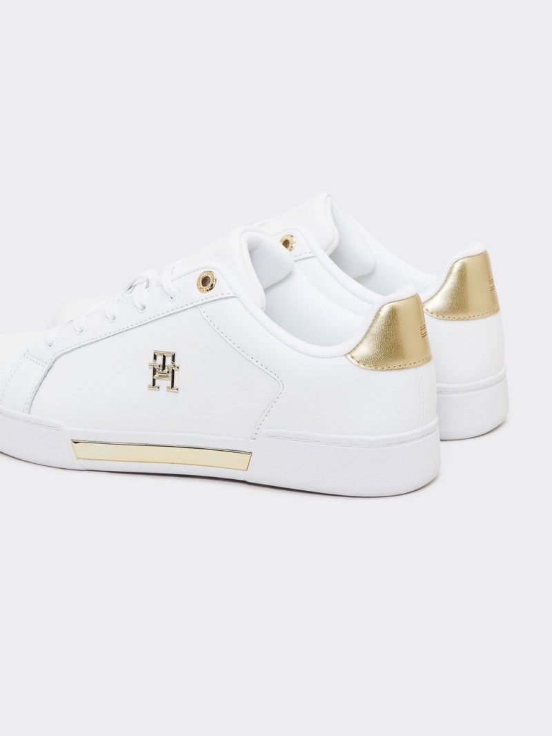 Tommy Hilfiger Court Sneakers Dam Vita | 941-MKONJQ