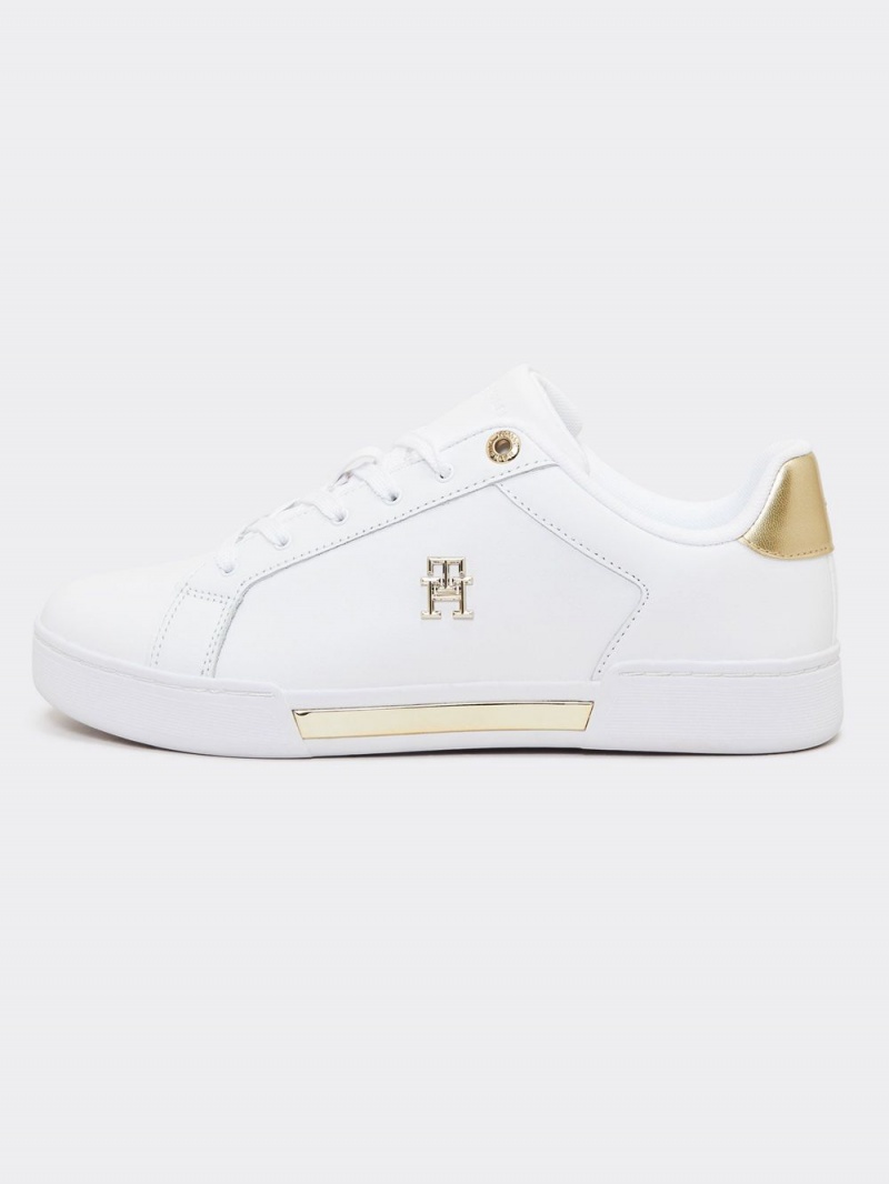 Tommy Hilfiger Court Sneakers Dam Vita | 941-MKONJQ