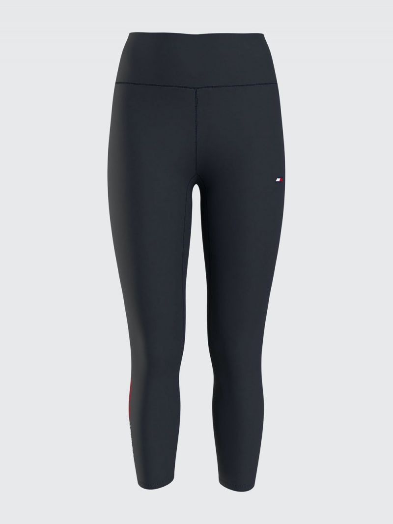 Tommy Hilfiger Curve Sport 7/8 Leggings Dam Marinblå | 738-GXKYSU