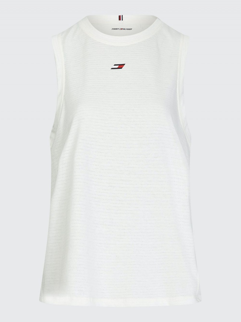 Tommy Hilfiger Curve Sport Mesh Linne Dam Vita | 264-HFILUD