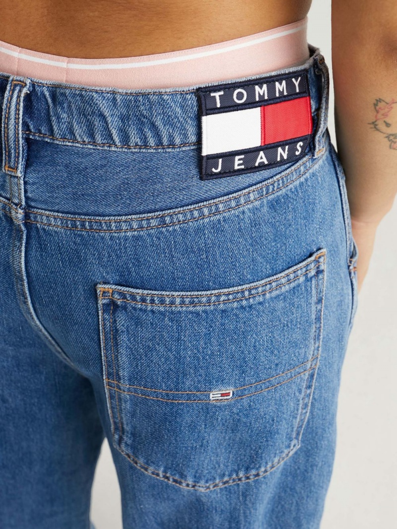 Tommy Hilfiger Daisy Low Rise Baggy Jeans Dam Blå | 738-CDHZKN