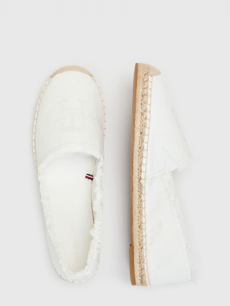 Tommy Hilfiger Denim Espadriller Dam Vita | 945-PRASYJ