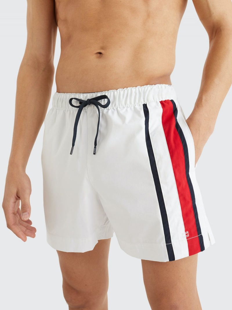 Tommy Hilfiger Drawstring Mid Length Badshorts Herr Vita | 384-HMARVY