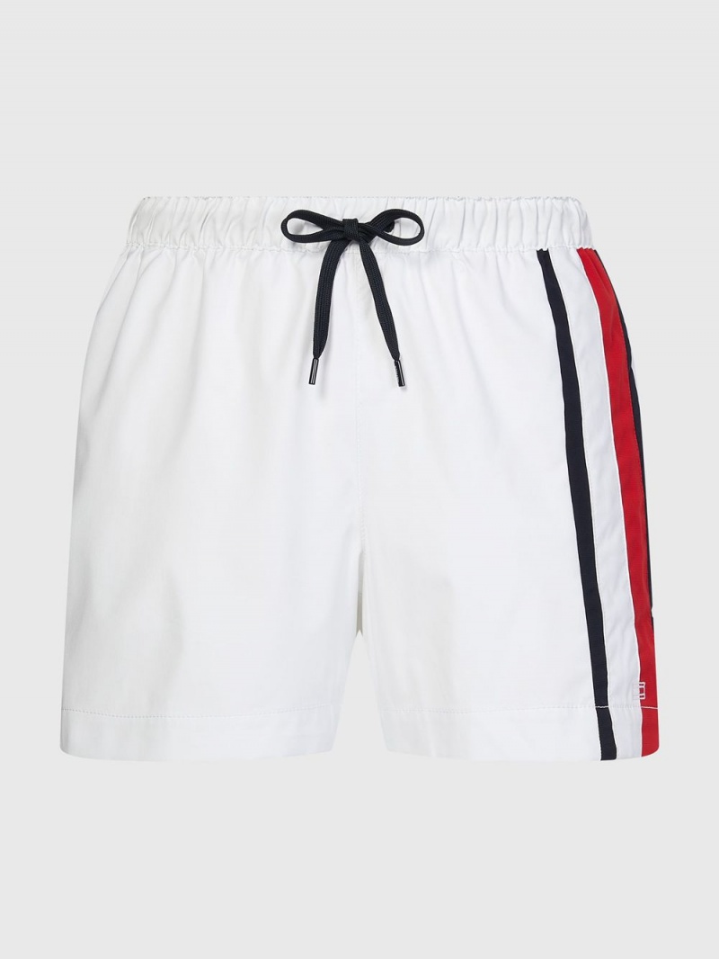 Tommy Hilfiger Drawstring Mid Length Badshorts Herr Vita | 384-HMARVY