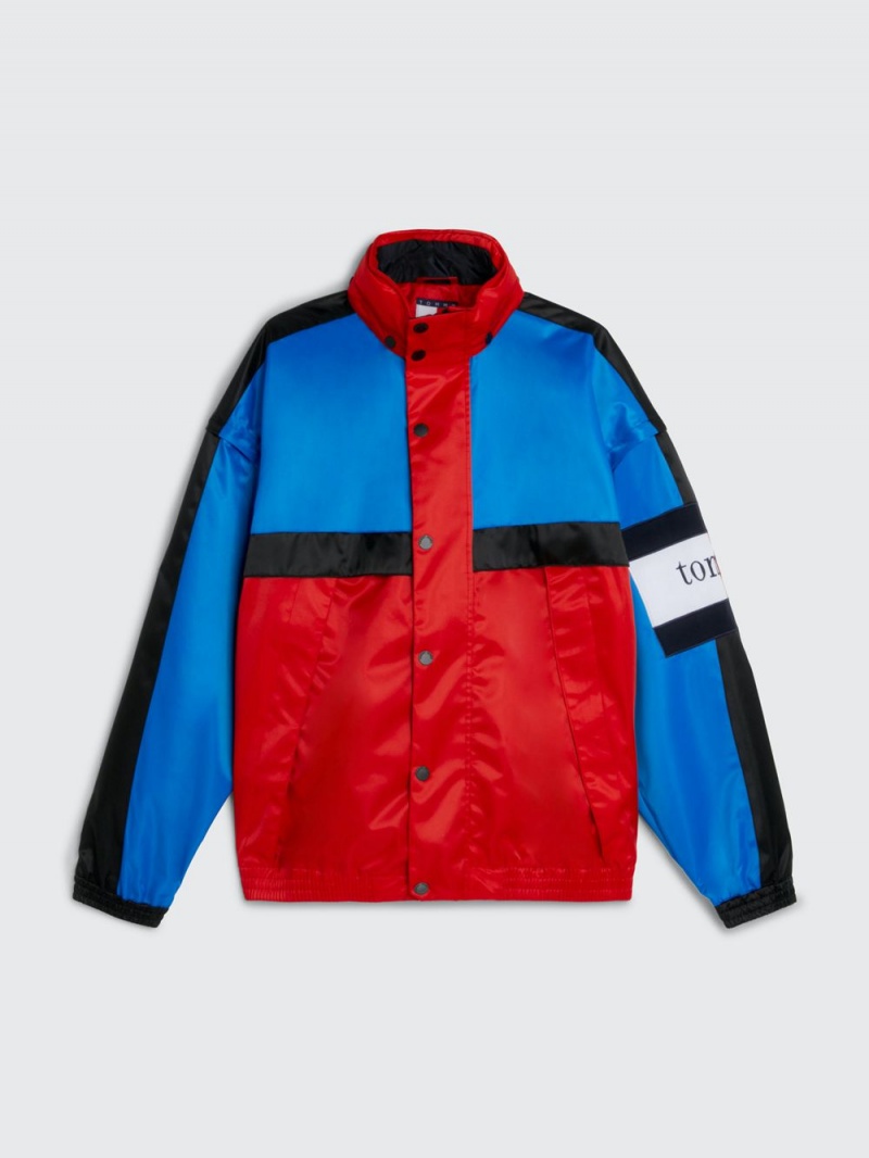 Tommy Hilfiger Dual Gender Colour-Blocked Sailing Jackor Herr Olika Färger | 612-NLDXZY